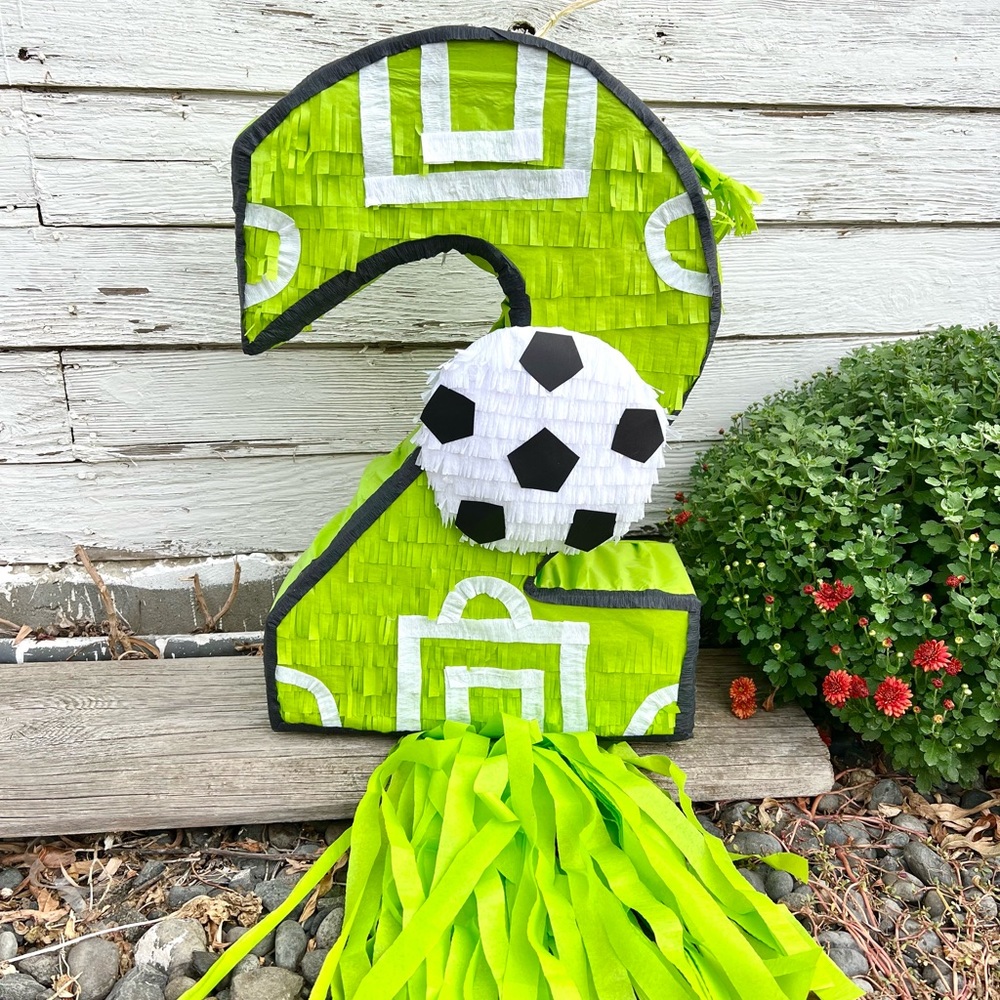 Soccer Number Two Piñata